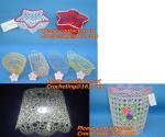 Lace Doily Bowl Basket Handicraft Wastepaper Wedding Gift Candy Basket