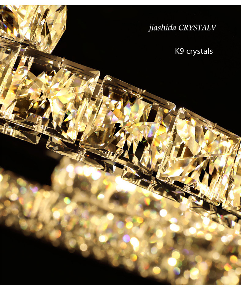 Luxury Crystal Ceiling Lamp Suitable for Living Room Bar Bedroom Ceiling Lamp(WH-CA-102)