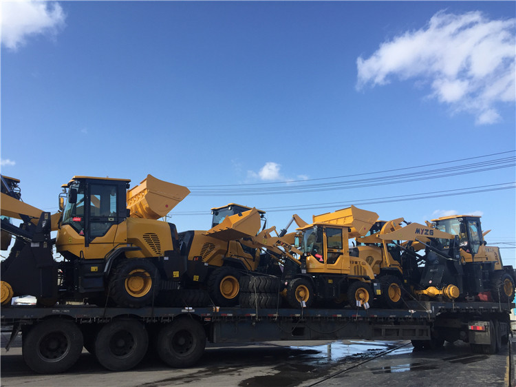 4 Wheels Drive 2 Ton SNSC Wheel Loader ZL928 Heavy Duty Loaders from SNSC for Industrial