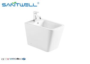 China Ceramic Floor Mounted Bidet Elongated Bowl Type Self Cleaning Glaze Style wholesale
