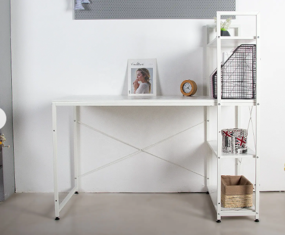 Functional Metal Dining Table for Office Desk in Simple Northern Europe Style Function
