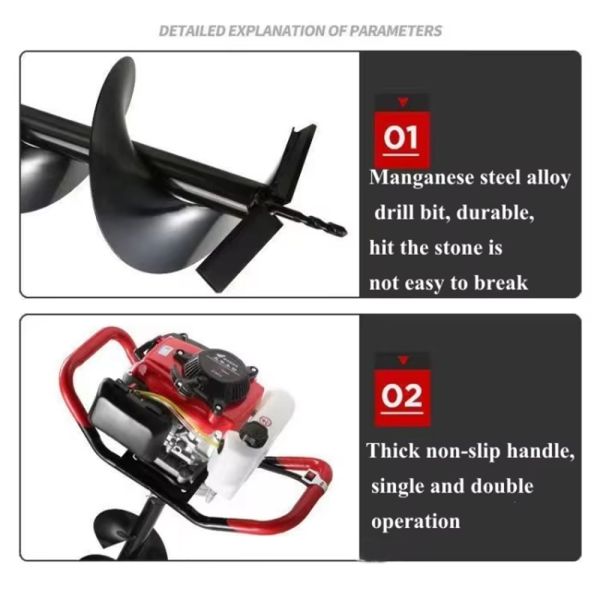 OEM Auger Boring Machine commercial digging machine sand digging machine Different Size Auger Earth Boring Machine Tree Hole Digging Machine Suitable