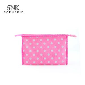 China Polyester Portable Dot Printed Cosmetic Travel Bag wholesale