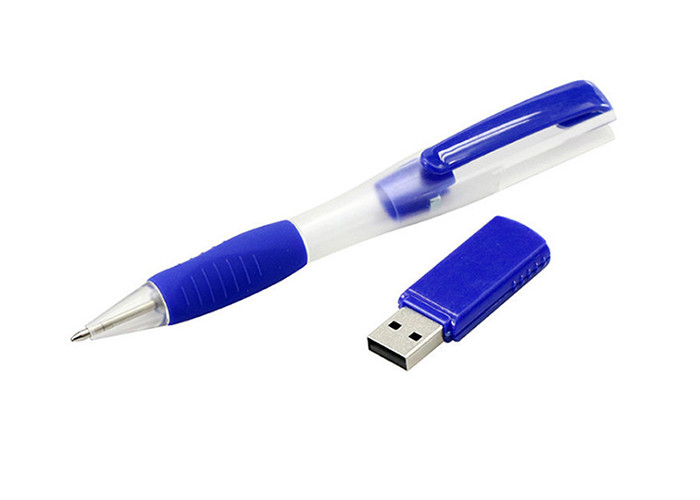 Factory supply customized 16G 2.0 Plastic Pen USB with printing logo for copying data on computer