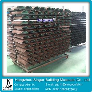 China Hot sale roofing stone tiles round ridge cap wholesale