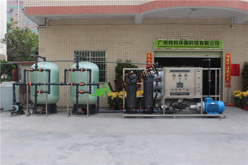 3T Per Hour Seawater Desalination RO System Plant For Drinking Water