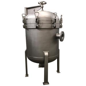 China DL4P2S Stainless Steel Vertical Industrial Bag Filters With PP Filter Bag wholesale