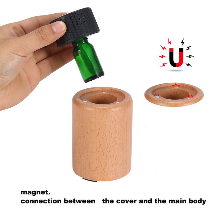 Light Wood Grain Portable USB Scent Nebulizer