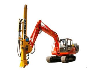 China Air Flush Mining Well 80m 15t Excavator Drill Rigs wholesale
