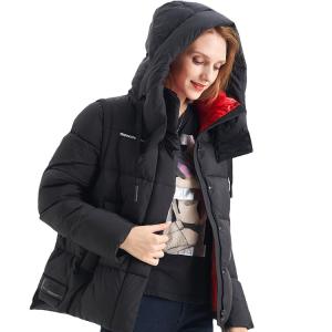 China FODARLLOY 2022 puffer jacket ladies warm hooded cotton-padded clothes slim long down winter jackets women coats wholesale