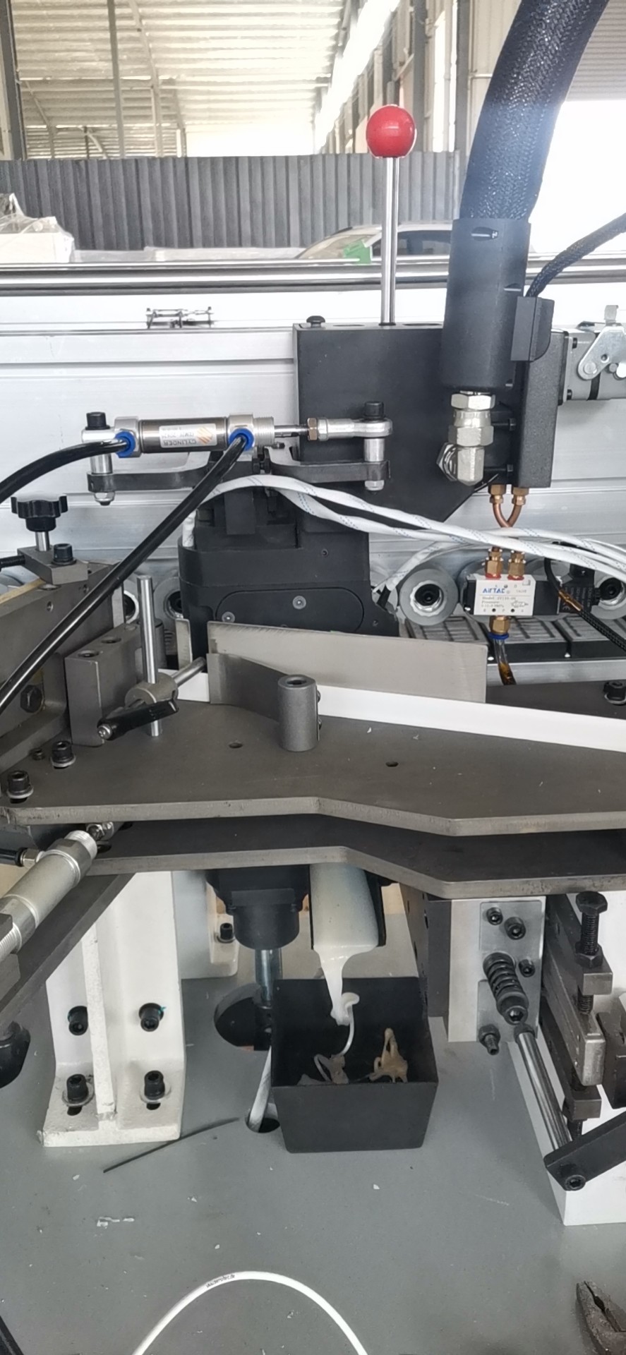 KC4108-2 Wood door edge banding machine with PUR glue