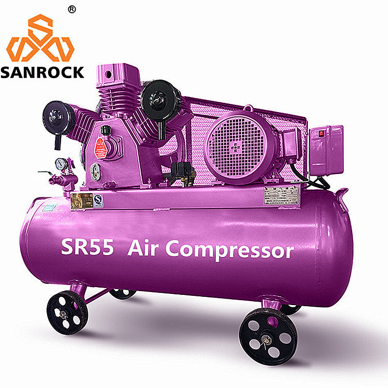 Mini Air Compressor Belt Driven Piston Air Compressor Industrial Air Compressor Machine