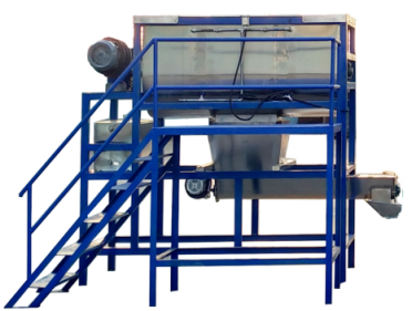 Silvery Floating And Sinking Fish Feed Pellet Extruder Machinery With High Technology