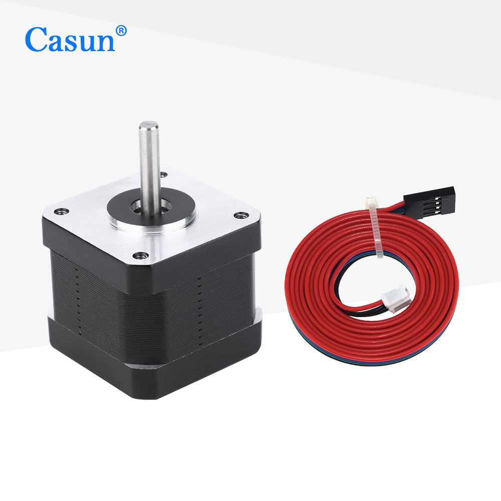 Sizes 42X40mm Nema 17 Stepper Motor Dc Motor 350mN.M 0.9A 24mm Length