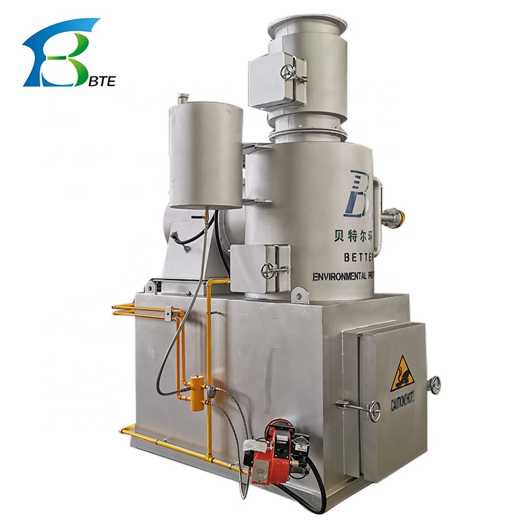 Diesel/Natural Gas Fuel Small Waste Incinerator for Other Core Components and Desig