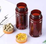 Wide Mouth Medicine Bottles 100cc 200cc PET Pill Bottle For Vitamin Capsule