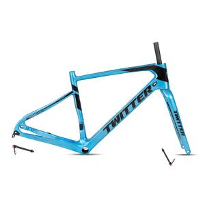 China Cyclocross GRAVEL Disc Carbon Road Bike Frame Strong 700*40C wholesale