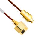 Smpm Jack To Sma Plug Semi rigid Coax Cable , Sr047 Semi Rigid Coaxial Cable