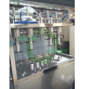 China Semi-Automatic 4 Head Isobaric 330ml 500ml Cans Filling Machine wholesale