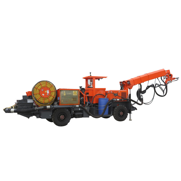 9Km/H Tunnel Construction Shotcrete Sprayer Shotcreting Machine