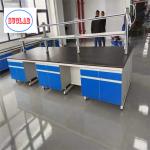 Chemistry Lab Workbench Wood Laboratory Furniture Chemical Resistant Laminate