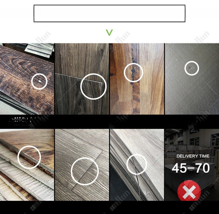 Waterproof Anti-slip Luxury PVC Vinyl LVT Flooring Click SPC 4mm 5mm 6mm Tile Flooring