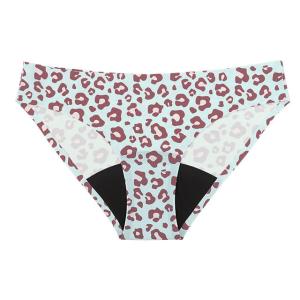 China Breathable Sexy Period Underwear Seamless Leopard Ice Silk Underwear Women'S wholesale