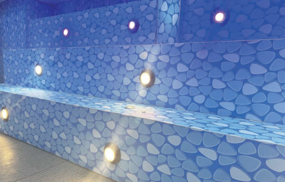 IP68 Color Changing LED Step Light 94*21mm Dimensions For Pool
