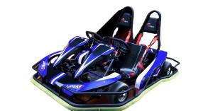 China Entertainment Park 65km/H Two Seater Electric Go Kart 2.5h Driving wholesale