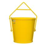 60L Hoist Tipping Bucket Concrete Equipment Parts Customized Yellow