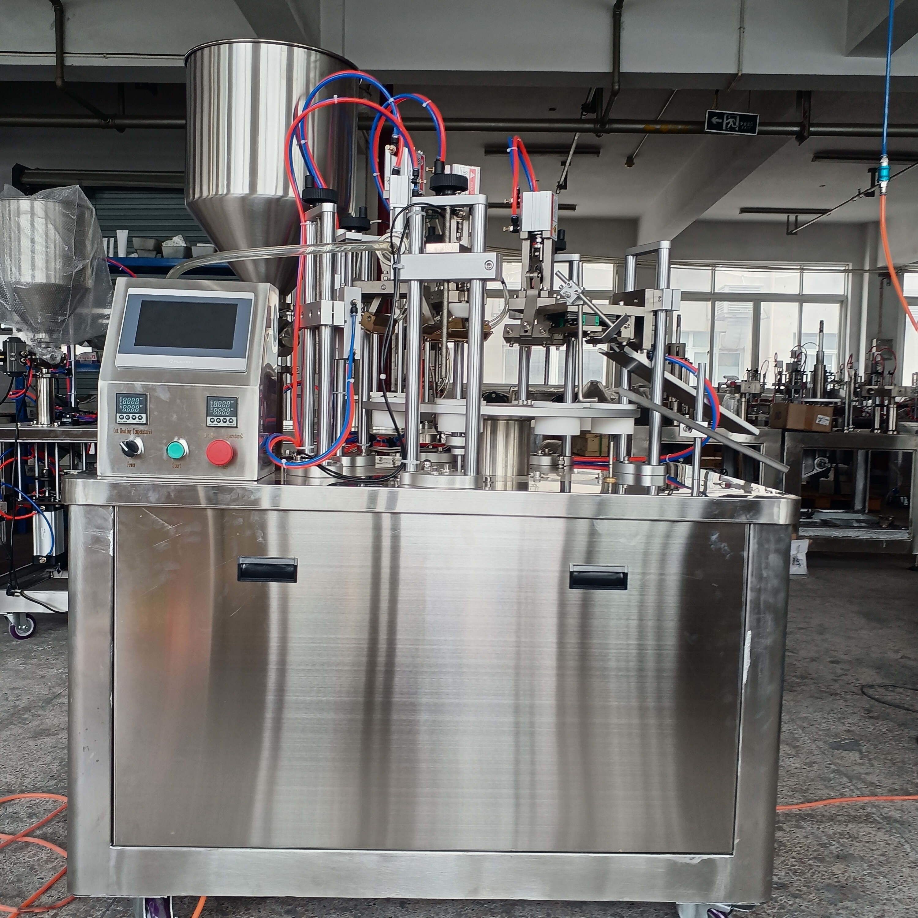 Hand Cream Toothpaste Hose Filling And Sealing Equipment Water Sachet Filling And Sealing Machine