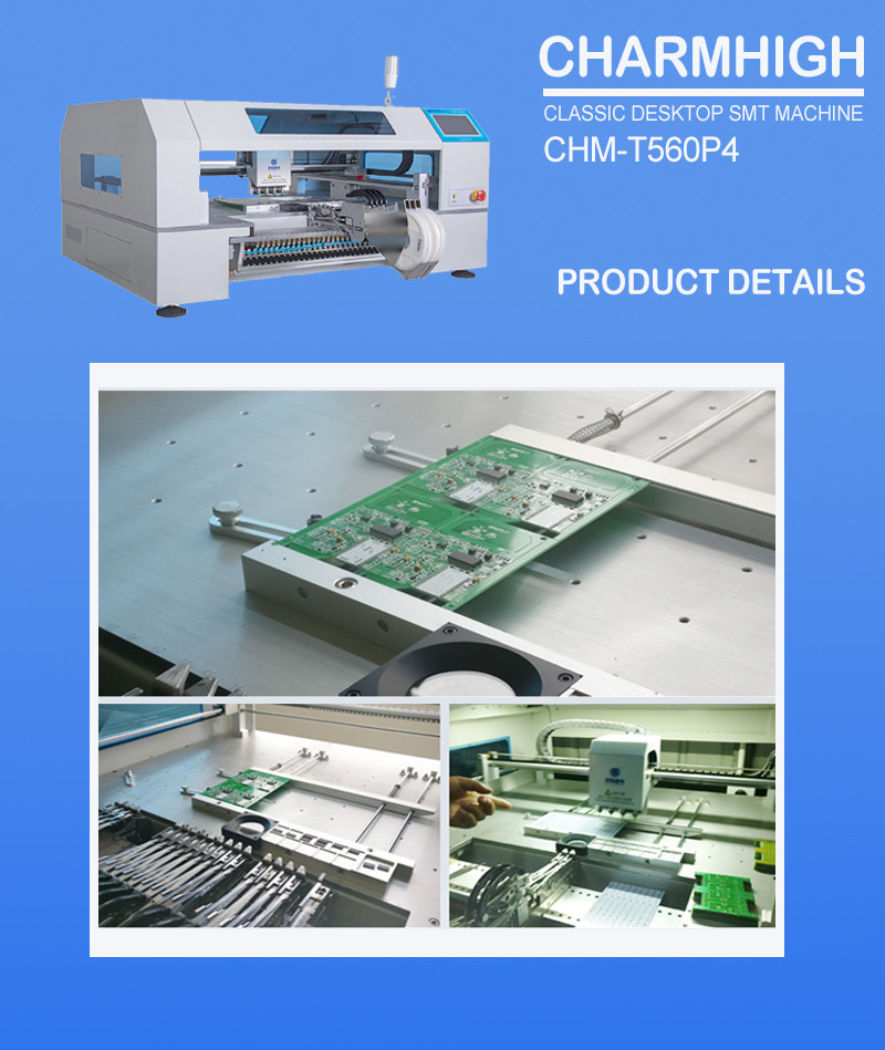 CHM-T560P4 4 Heads SMT Placement Machine , Surface Mount Placement Machine