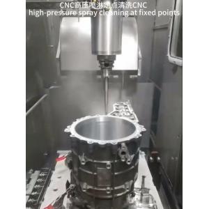 CNC High Pressure Spray Cleaning Machine Ultrasonic Cleaning Line For Aluminum