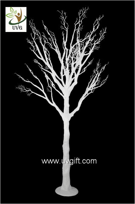 UVG wedding centerpiece ideas white plastic dry tree fake decorative twigs for tables DTR29
