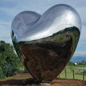 China Customized Mirror Polished Contemporary Stainless Steel Love Me Sculpture In Mexico wholesale