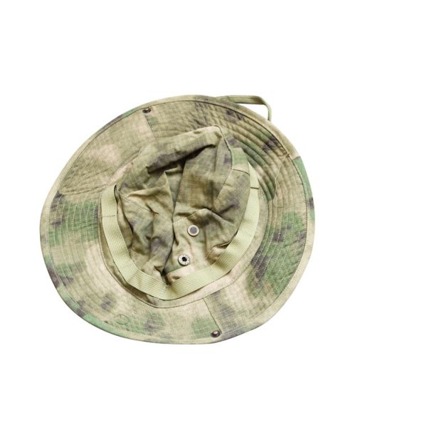 Customizable Military Boonie Cap - Polyester Cotton Tactical Hat Adjustable