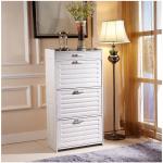 White 120* 63*30cm Waterproof PVC Veneer Shoe Storage Cabinet