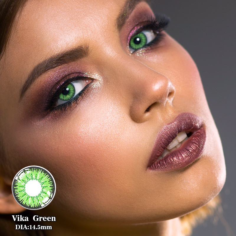Red Green Brown Blue Spirit Costume Colored Contacts For Halloween