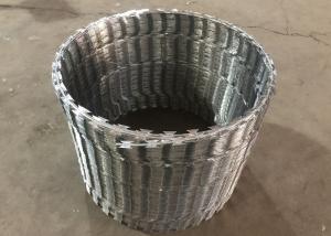 China 60cm Helical Barbed Galvanized Steel BTO 22 Razor Wire wholesale