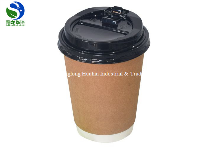 Convenient Microwavable Kraft Paper Cups Insulated Use In Supermarkets