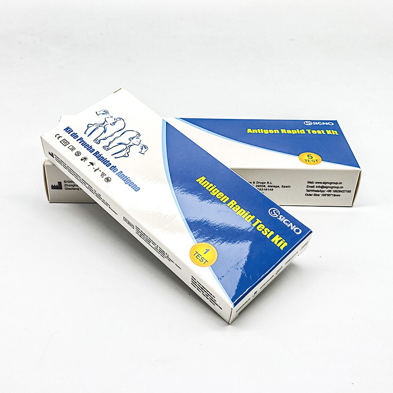 Swab Antigen Sars Cov 2 Rapid Test Kit Disposable Colloidal Gold Method
