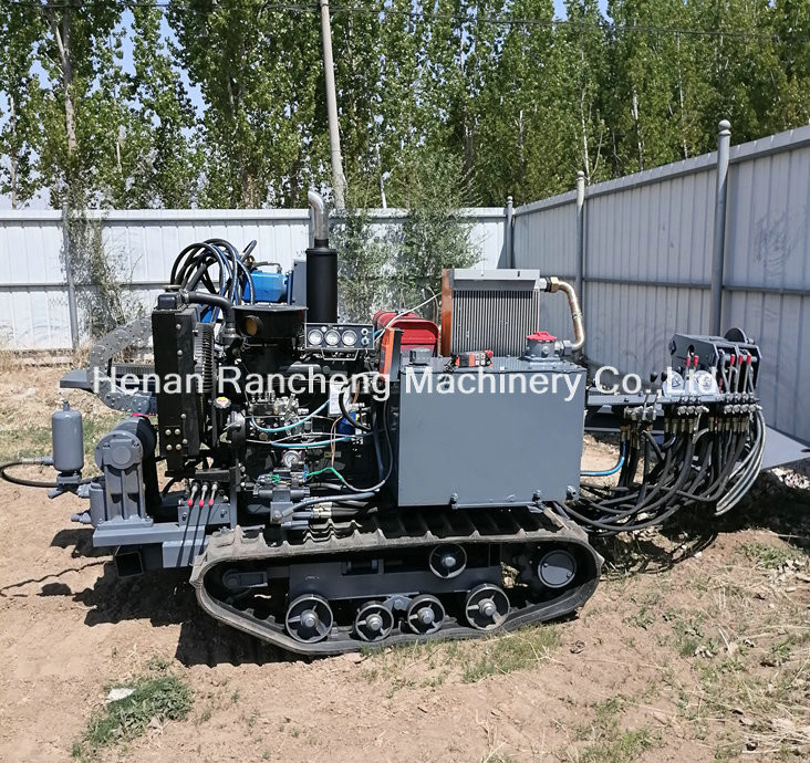 2.2t Hydraulic HDD Drilling Rig 160KN Pull Force 62KW Diesel Engine