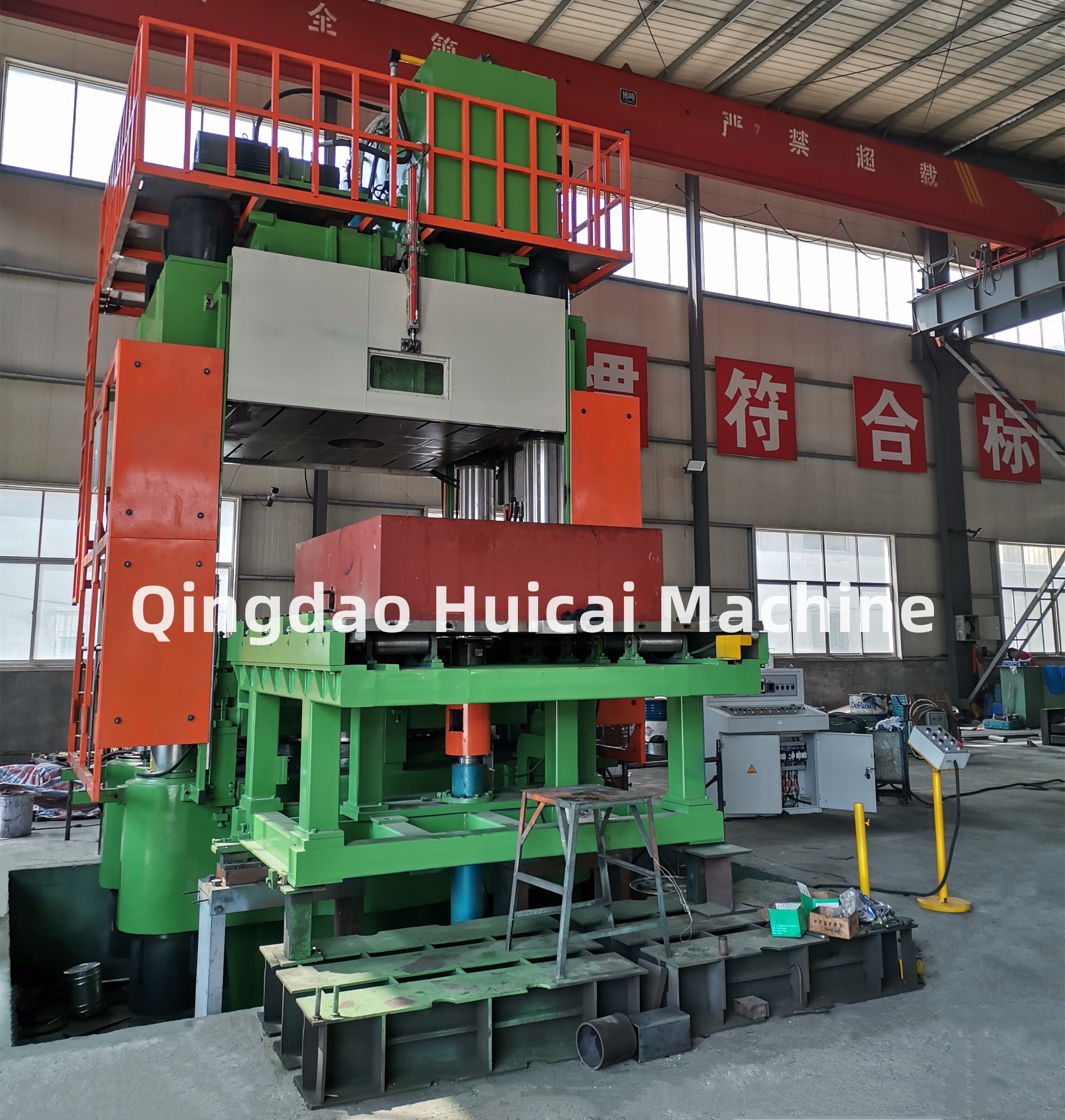1 Working Layer Steam Calefaction Column Type Rubber Vulcanizing Press for Industrial
