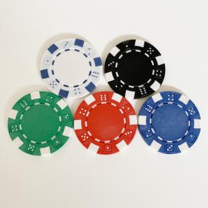 China 40mm Casino ABS Blank Poker Game Chips Set Customized Logo wholesale