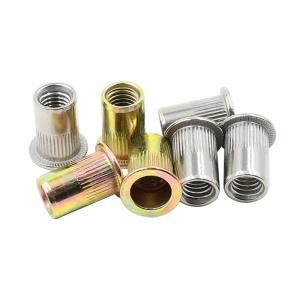 China Internally Threaded 1/2 Shoulder Rivets Nut Carbon Steel Material wholesale