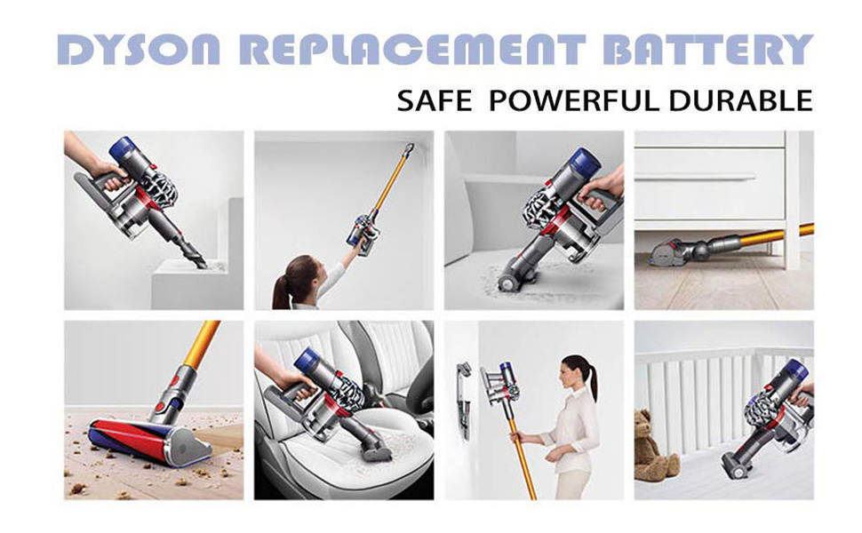 21.6V 4.0ah Li-ion Battery with LG Cell for Dyson V7 Series Sv11 V7 Motorhead Fluffy V7 Animal V7 Trigger V7 PRO Vacuum Cleaner Custom Li-ion Battery