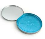 hinged top CD tin case