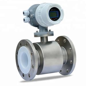 China 316SS Stainless Electromagnetic Flow Meter Sensor Magnetic Flowmeter wholesale