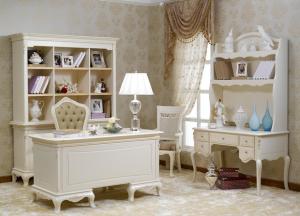 China SGS Xinyu 3pcs Modern Wooden Office Desk Computer Table For Director Manager wholesale