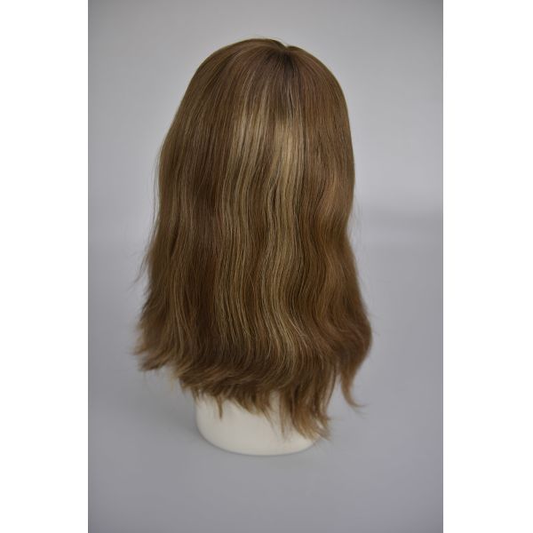 Large Cap Sheitel Jewish Wig Curly 100% European Human Hair